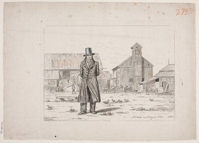 Peter Collet en la mina de cobre de Buskerud, Noruega de Martinus Rørbye