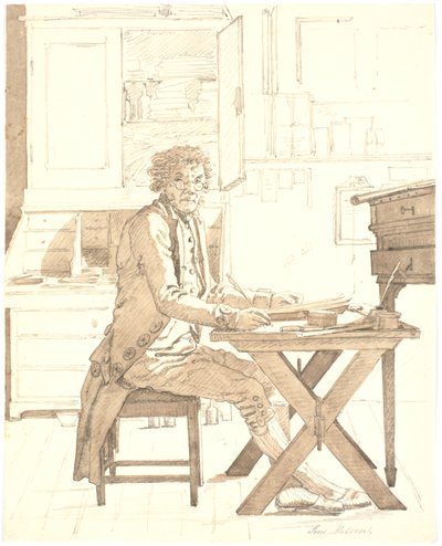 El escriba Jens Melsen de Martinus Rørbye