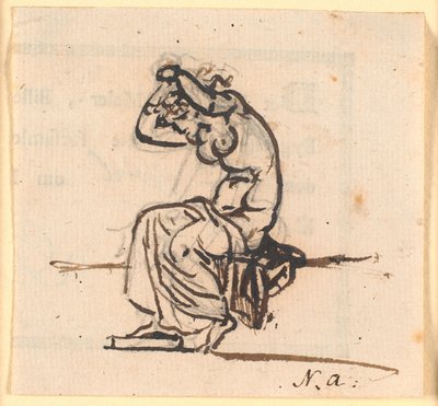 Almanaque con notas manuscritas 1848 de Martinus Rørbye