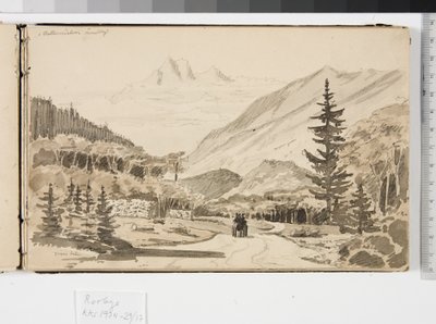Paisaje alpino de Martinus Rørbye