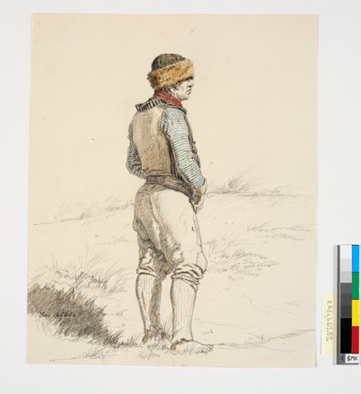 El pescador Lars Gayhede en Skagen de Martinus Rørbye