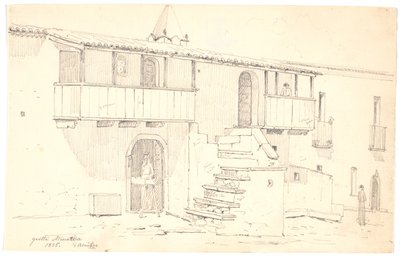Calle en Grotta Minarda en Abruzzo de Martinus Rørbye
