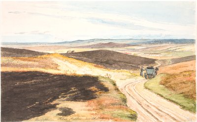 Camino hundido en las colinas de Tolne, Vendsyssel, 21 de mayo de 1833 de Martinus Rørbye