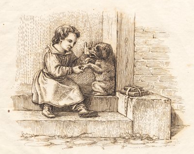 Ilustración de "Cincuenta fábulas para niños" de Hey de Martinus Rørbye