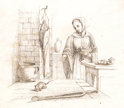Ilustración para "Halvhundrede Fabler for Børn" de Hey de Martinus Rørbye