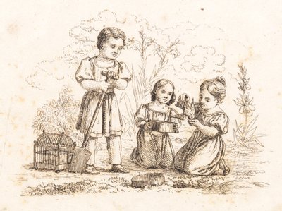 Ilustración de "Cincuenta fábulas para niños" de Hey de Martinus Rørbye
