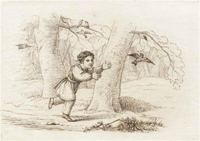 Ilustración para "Cincuenta Fábulas para Niños" de Hey de Martinus Rørbye