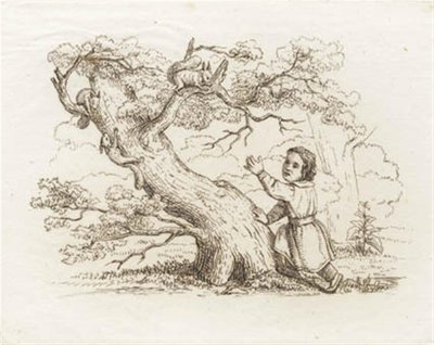 Ilustración para "Cincuenta fábulas para niños" de Hey de Martinus Rørbye
