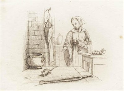 Ilustración de "Halvhundrede Fabler for Børn" de Hey de Martinus Rørbye