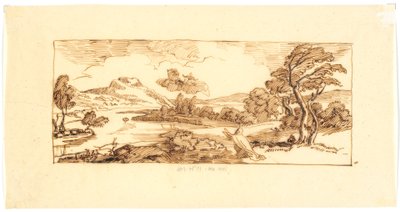 Paisaje con motivo bíblico de Martinus Rørbye