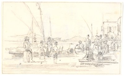 Parte del puerto de Palermo de Martinus Rørbye