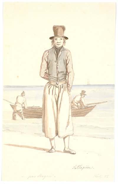 Saltepeer en Skagen de Martinus Rørbye