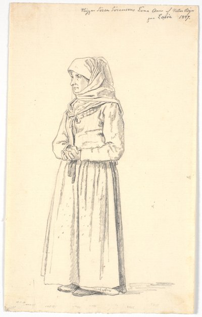 La esposa del capitán Anne Sørensen de Vesterby en Læsø de Martinus Rørbye