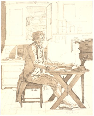El escriba Jens Melsen de Martinus Rørbye