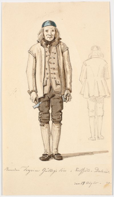 El hijo del herrero Torgrim Gullog en el valle de Vestfjord de Martinus Rørbye