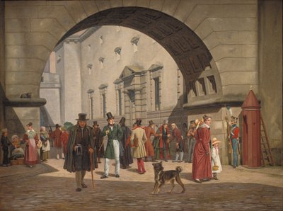 La prisión de Copenhague de Martinus Rørbye
