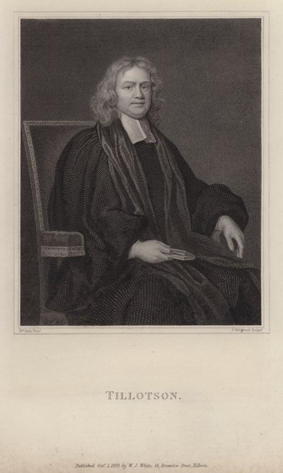 John Tillotson, Arzobispo de Canterbury de Mary (after) Beale