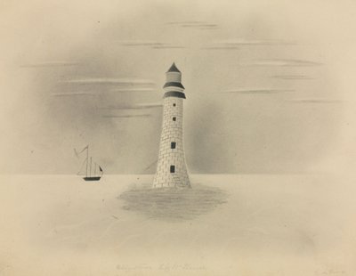 Faro de Eddystone, 1840 de Mary Altha Nims