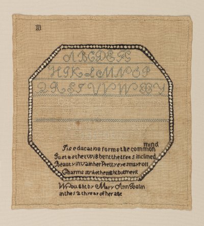 Muestrario de Mary Ann Goslin