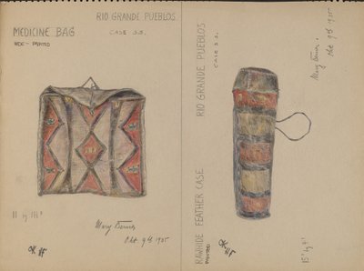Bolsa de Medicina y Estuche de Plumas de Mary Berner