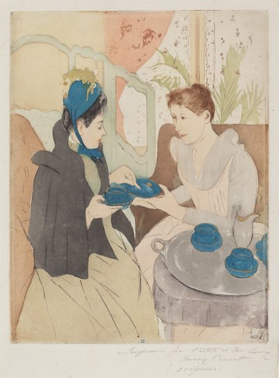 Fiesta de Té por la Tarde de Mary Cassatt