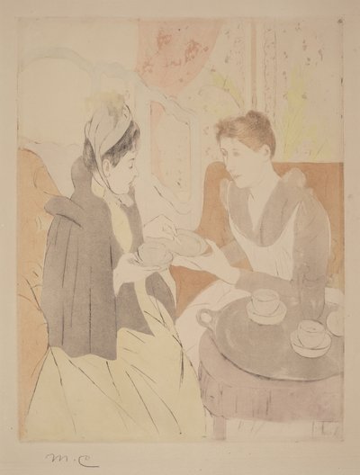 Té de la tarde de Mary Cassatt