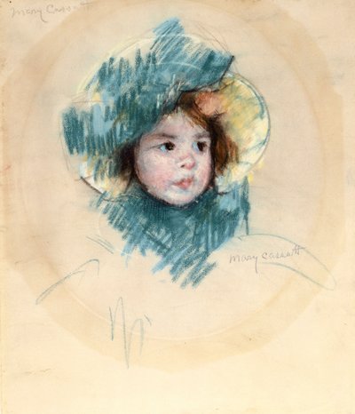 Cabeza de Margot de Mary Cassatt