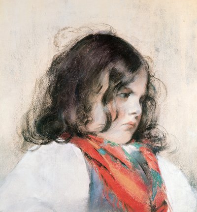 Cabeza de un Niño de Mary Cassatt