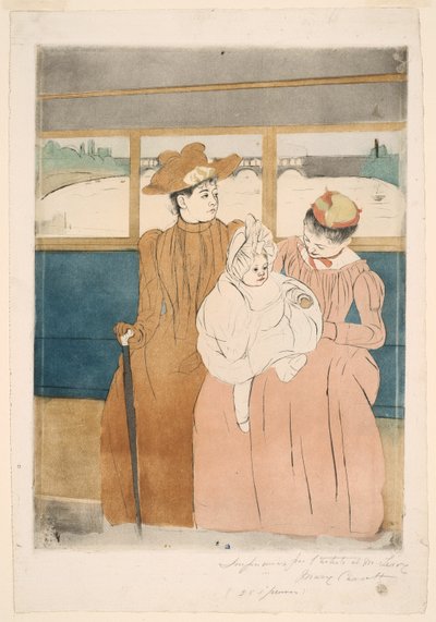 En el ómnibus de Mary Cassatt