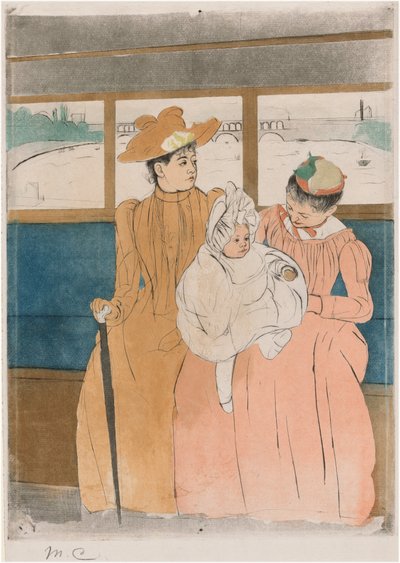En el autobús de Mary Cassatt