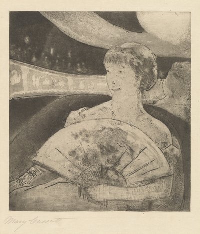 En la caja de la ópera No. 3 de Mary Cassatt