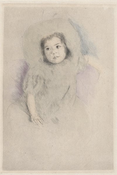 Margot con sombrero (Nº 1) de Mary Cassatt