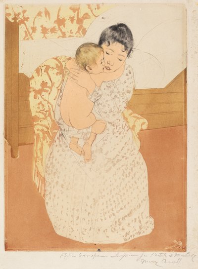 Caricia maternal de Mary Cassatt