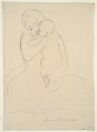 Caricia maternal, 1921 de Mary Cassatt
