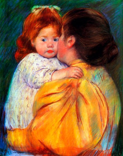 Beso maternal, 1896 de Mary Cassatt