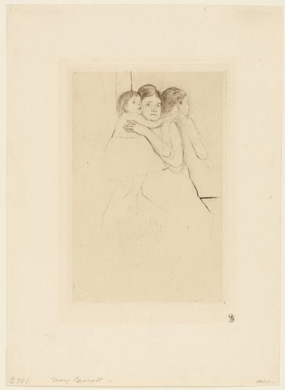 Madre Berthe sosteniendo a su hijo de Mary Cassatt