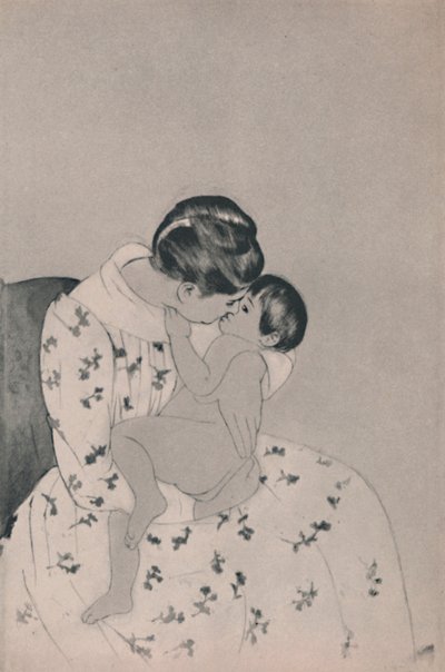 Madre e hijo, c. 1890s, 1946 de Mary Cassatt