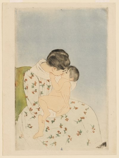 El beso de la madre de Mary Cassatt