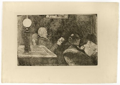 El Sr. y la Sra. Cassatt leyendo de Mary Cassatt