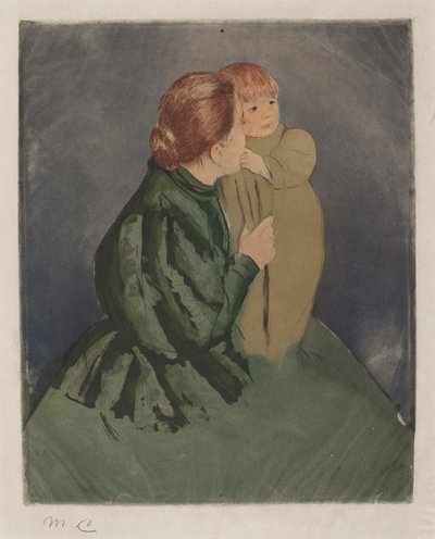 Madre campesina y niño de Mary Cassatt