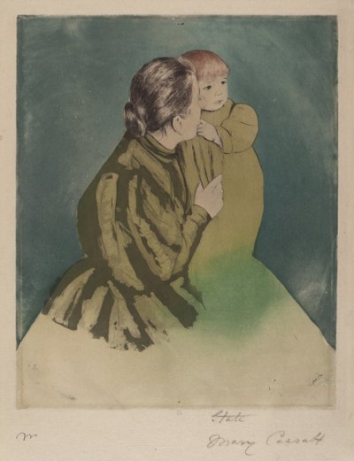 Madre Campesina y Niño de Mary Cassatt