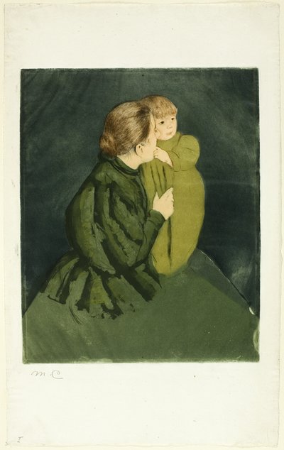 Madre campesina y niño de Mary Cassatt