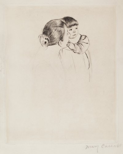 Madre campesina y niño, c. 1894 de Mary Cassatt