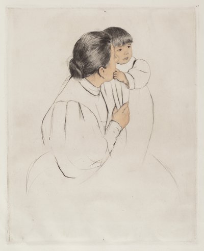 Madre campesina y niño, c. 1894 de Mary Cassatt