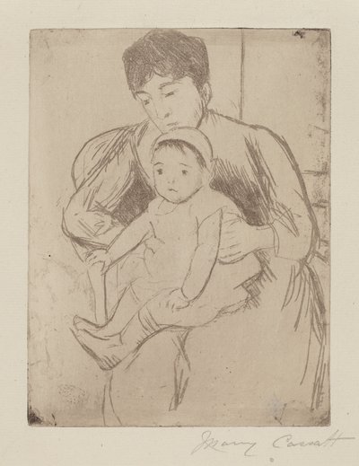 Preparando la cuenta para una salida, c. 1889 de Mary Cassatt