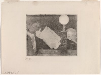 Leyendo el periódico, No. 2 de Mary Cassatt