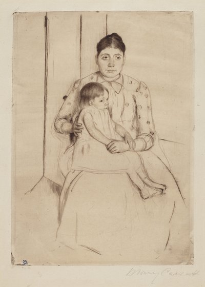 Reposo, c. 1890 de Mary Cassatt