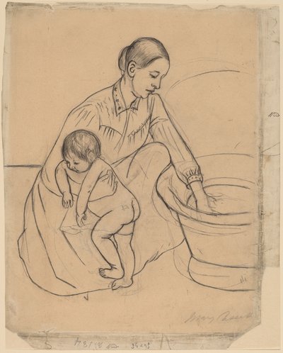 El baño [recto] de Mary Cassatt