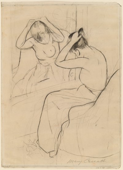 La Coiffure, 1891 de Mary Cassatt