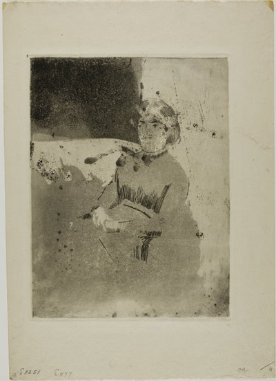 El rincón del sofá (nº 1) de Mary Cassatt